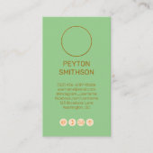 カップル用個人通話カード 名刺 (正面)