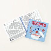 カップル用空白のレシピブック ノートブック (内部)