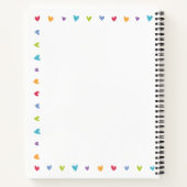 カップル空白の用レシピブック ノートブック (裏面)