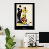 カップル素晴らしヴィンテージレトロポスター ポスター (ホームオフィス)