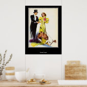 カップル素晴らしヴィンテージレトロポスター ポスター (キッチン)