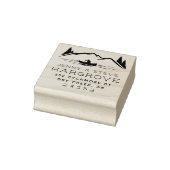 カップル素朴結婚したマウンテンカヌーアドレス ラバースタンプ