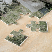 カップル結婚したラバーモダンズ写真パーソナライズされた ジグソーパズル (側面)