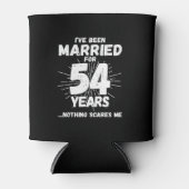 カップル結婚した54年おもしろい54周年 缶クーラー (正面)