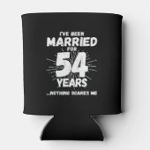 カップル結婚した54年おもしろい54周年 缶クーラー (裏面)