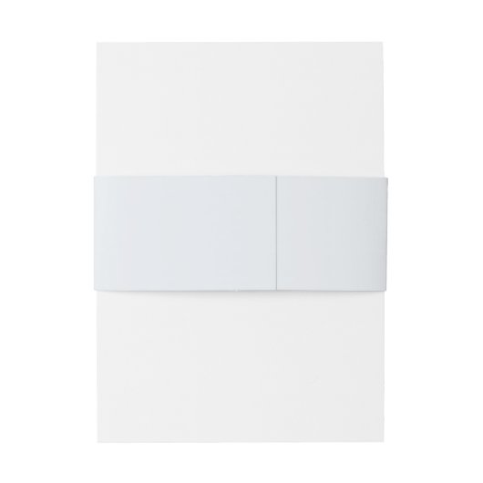 カップル結婚の名前とダスティブルーのベリーバンド 招待状ベリーバンド (裏面例)