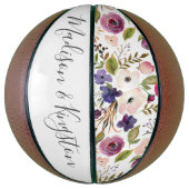 カップル結婚の婚約の花の名前 バスケットボール (縦)