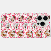 カップル結婚の愛3写真ハートパターン Case-Mate iPhoneケース (裏面 (横))