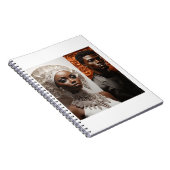 カップル結婚の服装2スパイラルフォトノートブック ノートブック (右側)