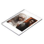 カップル結婚の服装2スパイラルフォトノートブック ノートブック (左側)