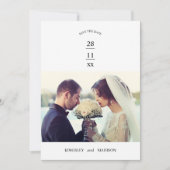 カップル結婚の物語が新しい叙事詩を始める 招待状 (正面)