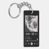 カップル結婚ズ・アニバーサリー・ミュージック・プレーヤー キーホルダー (正面左)