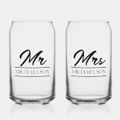 カップル結婚ズ ガラス缶 (正面)