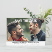 カップル結婚婚約発表lgbtq 招待状 (スタンド正面)