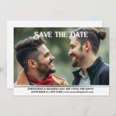 カップル結婚婚約発表lgbtq 招待状 (正面/裏面)