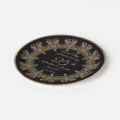 カップル結婚C25周年の贈り物 ペーパープレート (アングル)