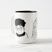 カップル美学マグ ツートーンマグカップ (正面左)