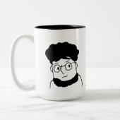 カップル美学マグ ツートーンマグカップ (左)