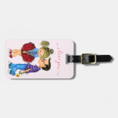 カップル荷物タグ – 愛 ラゲッジタグ (正面横)