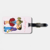 カップル荷物タグ – 愛 ラゲッジタグ (裏面横)