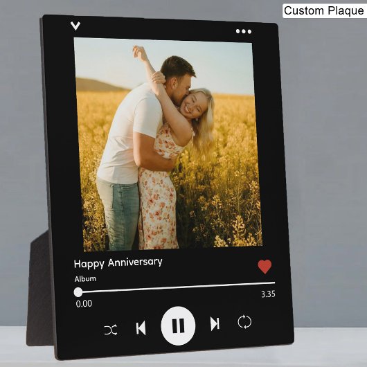 カップル記念モダンフォトアルバムカバー フォトプラーク