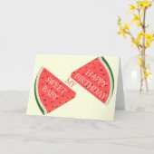 カップル誕生日カード私の甘いベビー- I Love You カード (黄色い花)