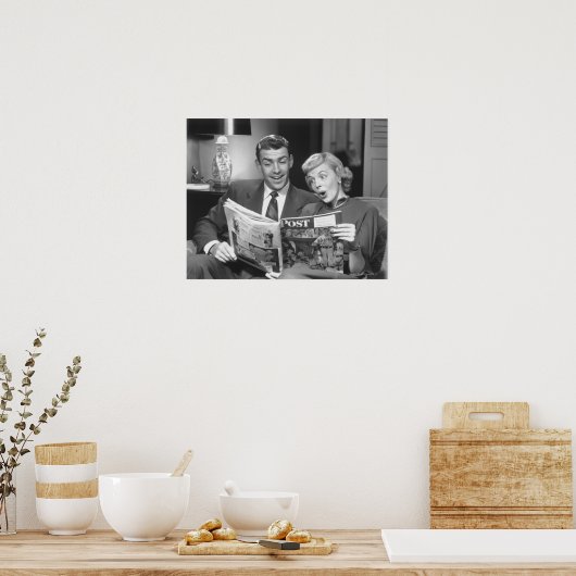 カップル読誌 ポスター (キッチン)