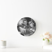 カップル読誌 ラウンド壁時計 (ホーム)