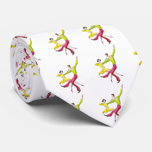 カップル踊りネクタイ ネクタイ (ロール)