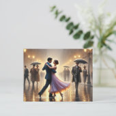 カップル踊り ポストカード (スタンド正面)