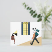 カップル踊り ポストカード (スタンド正面)