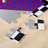 カップル踊り |レトロノスタルジック1950年代 ジグソーパズル (側面)