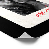 カップル遊のトランプのポーカーのカード ポスター (角)