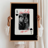 カップル遊のトランプのポーカーのカード ポスター