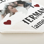 カップル魚の写真にマッチする幸運な漁師1人 シェルパブランケット (3/4)