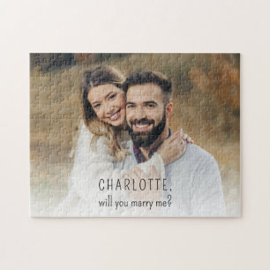 カップル1枚の写真 僕と結婚してくれますか ジグソーパズル