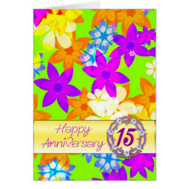 カップル15周年の素晴らしい花