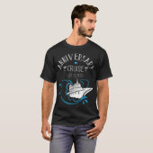 カップル20年のアニバーサリークルーズ Tシャツ (正面フル)