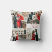 カップル4モダンフォトコラージュ クッション (正面)