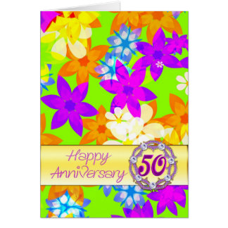 カップル50周年記念の素晴らしい花