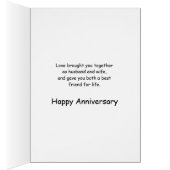 カップル50周年記念の素晴らしい花 (内側 (右))