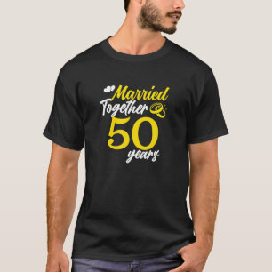 カップル50年結婚のロマンチック贈り物 Tシャツ