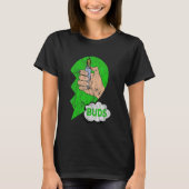 カップル おそろい 最高の友達 マリファナ 笑える マリファナジョイント Tシャツ (正面)