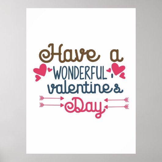 カップル・アートが素晴らしいバレンタイン・デーを過ごす ポスター (正面)