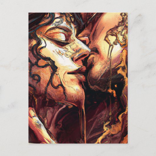 カップル・イン・ラブ・ポストカード ポストカード (正面)