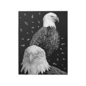 カップル・イーグル ノートパッド (回転)