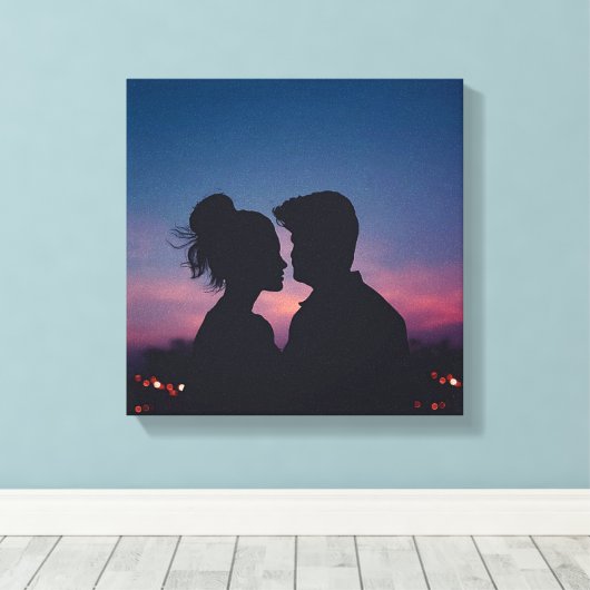 カップル キャンバスプリント (インサイチュ (ウッドフロア))