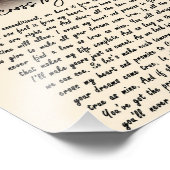 カップル・ギフト 私はハートを渡る フォトプリント            (角)