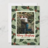 カップル・クリスマス 招待状 (正面)