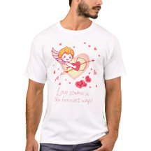 カップル＆シングルのためのバレンタインデーTシャツ
